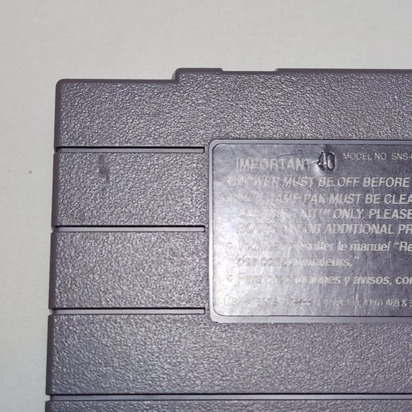 Batman Forever (Super Nintendo SNES, 1995) Game Cartridge + OEM SNES Dust Cover - Picture 5 of 5